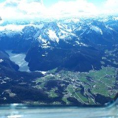 Verortung via Georeferenzierung der Kamera: Aufgenommen in der Nähe von Berchtesgadener Land, Deutschland in 3400 Meter